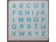 Gear No: 6312574f  Name: Sticker Sheet, Friends Alphabet - Medium Azure