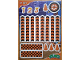 Gear No: 6386619  Name: Sticker Sheet, Stuntz Race Course Markers, Sheet of 18 Stickers