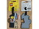 Gear No: 6415550  Name: Bag / Luggage Tag, Silicone, French Guy, Flag, Bulldog & Croissant