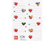 Gear No: 6497007  Name: Sticker Sheet, Gift Labels with Hearts