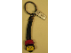 Gear No: 709834  Name: Minifigure Head Female on Slider Metal Key Chain