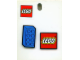 Gear No: 712509  Name: Pin, 2 x 4 Brick (Flat) and LEGO Logo