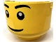 Gear No: 81010abase  Name: Sort & Store Minifigure Head, Base and Front with Standard Smile Pattern
