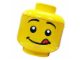 Gear No: 81010d  Name: Sort & Store Minifigure Head - Cheeky Face Pattern (with Tongue)