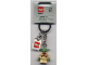 Gear No: 850354  Name: Yoda Key Chain with Lego Logo Tile, Modified 3 x 2 Curved with Hole