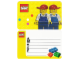 Gear No: 850425card  Name: Business / Calling Card with 2 Minifigures on Back, Blank Lines on Front