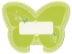 Gear No: 851362namecard3  Name: Party Name Card - Friends White Name Plate on Lime Butterfly