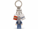Gear No: 851730  Name: Dumbledore Key Chain with Sand Blue Outfit with Tile, Modified 3 x 2 Curved with Hole (2) Lego Logo and Harry Potter Logo