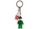 Gear No: 852090  Name: The Riddler Key Chain Lego Logo Tile, Modified 3 x 2 Curved with Hole
