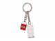Gear No: 852100  Name: 2 x 4 Brick - White Key Chain with Lego Logo Tile, Modified 3 x 2 Curved with Hole