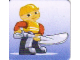 Gear No: 852696card17  Name: DUPLO Picture Lottery Game Card, Construction - Worker with Shovel