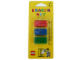 Gear No: 852706  Name: Eraser, LEGO Brick Eraser Set of 3 (Red, Blue & Green) blister pack