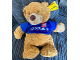 Gear No: 852725  Name: Teddy Bear Plush - LEGOLAND Windsor Royal Blue Shirt and Blue Brick on Foot
