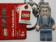 Gear No: 852979  Name: Dumbledore (without glasses) Key Chain with Lego Logo Tile, Modified 3 x 2 Curved with Hole
