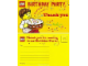 Gear No: 852998ty  Name: Birthday Party Thank you Card