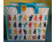 Gear No: 853179  Name: Tote Bag, PVC Multicolored Minifigures Pattern