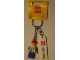 Gear No: 853309  Name: I Brick New York Minifigure Key Chain, Rockefeller Center LEGO Store, New York, NY