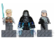 Gear No: 853419  Name: Magnet Set, Minifigures SW (3) - Luke Skywalker, Emperor Palpatine, General Veers - Glued with 2 x 4 Brick Bases blister pack