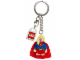 Gear No: 853455  Name: Supergirl Key Chain with Lego Logo Tile, Modified 3 x 2 Curved with Hole