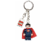 Gear No: 853590  Name: Superman Dark Blue Suit Key Chain (movie version) with Lego Logo Tile, Modified 3 x 2 Curved with Hole