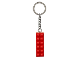 Gear No: 853960  Name: 2 x 6 Brick - Red Key Chain