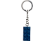 Gear No: 854237  Name: 2 x 4 Brick - Dark Blue Key Chain
