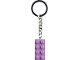 Gear No: 854304  Name: 2 x 4 Brick - Medium Lavender Key Chain