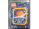 Gear No: 90515  Name: Patch, Adhesive, 'LET'S GO' Logo with Spaceship and Mars in Orbit