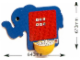 Gear No: 9409b  Name: Playpoint Elephant Wall Board