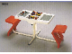 Gear No: 9804  Name: Playtable with Two Bins, 2 Seats and Two Building Plates