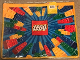 Gear No: DP0100-700  Name: Tote Bag, LEGO Logo and Radiating Bricks Pattern
