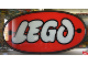 Gear No: DisplaySignLt09  Name: Display Sign Large LEGO Logo Round, Lighted