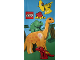 Gear No: DupLogBan21  Name: Display Flag Cloth, DUPLO Logo, Dinosaurs
