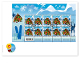 Gear No: FDC10  Name: LEGO Stamp Switzerland First Day Cover, November 11, 2022 - Chalet (Complete Sheet of 10)