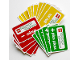Gear No: GA11NoDkcards  Name: Legepladsen, tællespil for førskolebørn / Lekeplassen, tellespill for førskolebarn, Card Deck (10 Yellow, 5 Red, 5 Green)