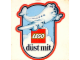 Gear No: Gstk074  Name: Sticker Sheet, LEGO düst mit