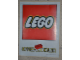 Gear No: Gstk181  Name: Sticker Sheet, LEGO Logo and 'OFFICIAL DEALER' Pattern
