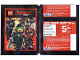 Gear No: Gstk200  Name: Sticker, The LEGO NINJAGO Movie Promotional Packet of 5 (German)
