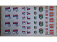 Gear No: Gstk203  Name: Sticker Sheet, Soccer (Football) Sheet, Serbia Team (4324465 SR)