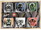 Gear No: Gstk234  Name: Sticker Sheet, Bionicle Inika Theme, Sheet of 6 Stickers