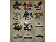 Gear No: Gstk251  Name: Sticker Sheet, Bionicle Glatorian, Sheet of 12