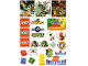 Gear No: Gstk278  Name: Sticker Sheet, LEGO World Club - Multiple Themes Sheet