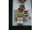 Gear No: KC043  Name: Pirate with Striped Shirt and Red Bandana Key Chain with 2 x 2 Square Lego Logo Tile
