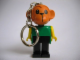 Gear No: KCF11  Name: Monkey 1 Key Chain - Straight Metal Chain, no LEGO logo on back