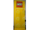 Gear No: LEGLogBan07  Name: Display Flag Cloth, LEGO Logo with Bricks Yellow Pattern, 'LEGO' on Studs, Studs on Bottom