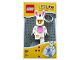 Gear No: LGL-KE73  Name: LED Key Light Bunny Suit Guy Key Chain (LEDLite)