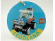 Gear No: LLTag01  Name: Bag / Luggage Tag, Plastic Round, LEGOLAND 4-Wheelin' Truck (Four Wheelin' Truck)