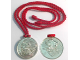 Gear No: LLmedal1  Name: Medal from Goldwash in Legoland Billund - Plastic, Indian Chief Design