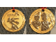Gear No: LLmedal4  Name: Medal from Goldwash in Legoland - Metal, Castle Minifigures and Dragon Pattern (Legoland California)