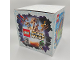 Gear No: Legocube04  Name: Display Carton Cube, Multiple Themes: Star Wars, Soccer, Technic Create 'N Race and Action Wheelers